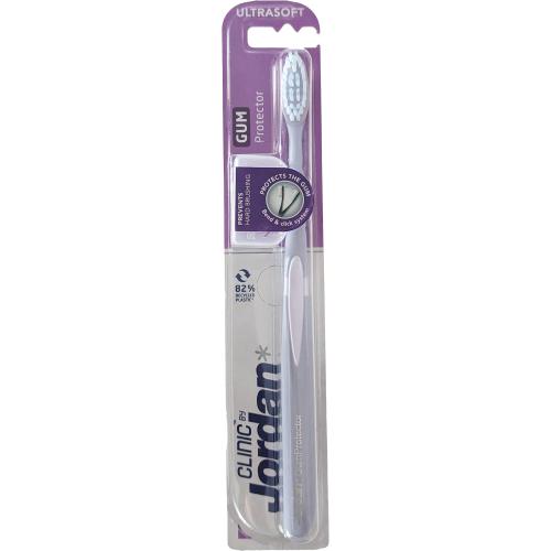 Jordan Clinic Gum Protector Toothbrush Ultrasoft 1 Τεμάχιο Εξαιρετικά Μαλακή Οδοντόβουρτσα για Βαθύ Καθαρισμό με Εξαιρετικά Λεπτές Ίνες Κωδ 310059 - Λιλά
